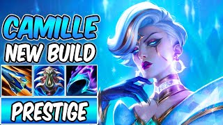 NEW BUILD  SEASON 14 CAMILLE LETHALITY FULL BURST  PRESTIGE WINTERBLESSED CAMILLE GAMEPLAY [upl. by Zea]