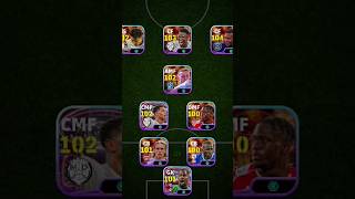 Showtime squad  4213 formation  eFootball 2025 mobile shorts efootball pes viralshorts [upl. by Nalyad]