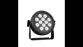 PL6C 12PCS CREE LEDSilent panel Aluminum PAR Light [upl. by Aonian]