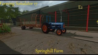 Fs17  SpringHill Farm  Episode 1  lets get started [upl. by Russel]