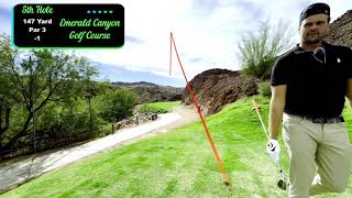 Emerald Canyon Golf Course in Parker AZ KCGolfing gives his 3rd attempt at breaking 70 [upl. by Yemac]