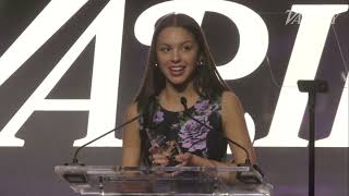 Olivia Rodrigo Accepts Her quotStoryteller of the Yearquot Award  Variety Hitmakers Brunch 2023 [upl. by Agnes]