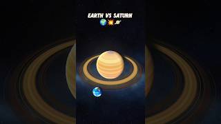 What Happens When Earth Hits Saturn JawDropping Collision space earth saturn shorts [upl. by Retsam]