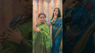 Banarasi Lehenga ❤️  Saas Bahu Jodi 😅 saasbahu familyvlog kumaunisong dehradunlove [upl. by Edveh]