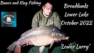 Broadlands Lower Lake October 2022 Lower Larry a PB and a new Lake record [upl. by Namsu]