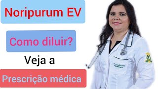 Noripurum EV prescrição médica [upl. by Arie132]