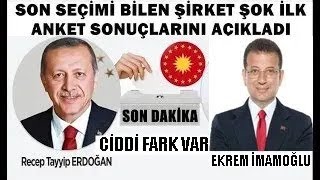 SON SEÇİM ANKETİ AÇIKLANDI ŞOK ERDOĞAN İMAMOĞLU ÖZGÜR ÖZEL SON DAKİKA [upl. by Hsevahb]