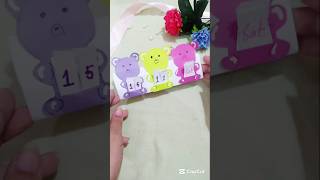 Diy cute calendar 🗓💜table calendarpaper calendarcalendar for table decorshortsdiytrending [upl. by Sacram564]