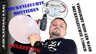 Lampe anschließen Anleitung  Deckenleuchte Montieren [upl. by Aneehsit]