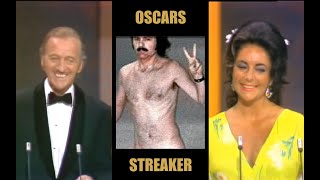 1974 OSCARS  Complete Streaker Incident amp Follow up  Full Story in Description Below Video [upl. by Shurwood]