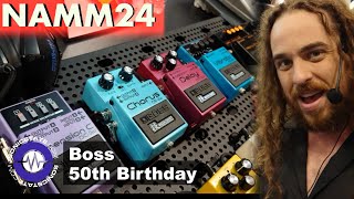 NAMM 2024  Boss  50th Birthday Products [upl. by Wexler]