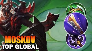 TOP GLOBAL MOSKOV FULL GAMEPLAY  Mobile Legends┃MLBB [upl. by Simonne]