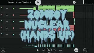 Zomboy  Nuclear Album version Remake  Drop  FL Studio mobile [upl. by Lowe]