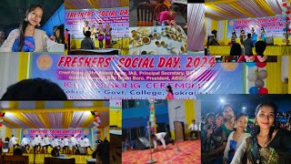 Freshers Day 2024💞 Kokrajhar Government College Vlog4 kgc  kantibasumatary633 [upl. by Liv]