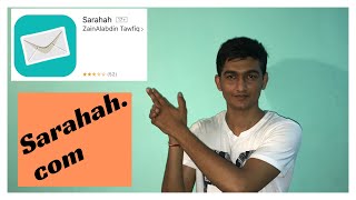 What is Sarahahcom APP  website Why its Viral How to Use it Benefits of Sarahah in Hindi India [upl. by Bina]