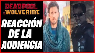 BLADE GAMBITO JOHNNY STORM CAMEOS DE DEADPOOL 3 REACCION DE LA AUDIENCIA [upl. by Etterb]