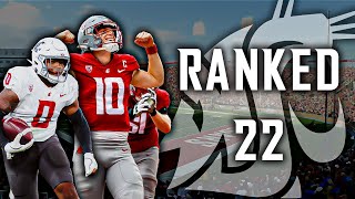 WSU Cougs Ranked 22 Headed into 2nd Bye Week [upl. by Ahtinak]