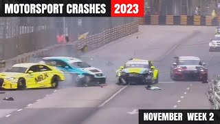 Motorsport Crashes 2023 November Week 2 [upl. by O'Driscoll]