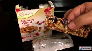 Overview of Aldis Simply Nature Cranberry Almond Fruit amp Nut Bars [upl. by Edlihtam449]