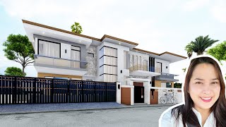 HOUSE DESIGN PLANS 21x12m modern home 7 Bedroom FULL PLAN [upl. by Anilak534]