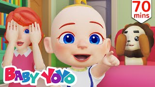 1 hour nursery rhymes songs  Baby yoyo [upl. by Elazaro]