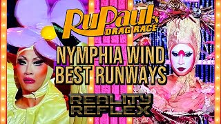 Best Runways of Nymphia Wind on Rupauls Drag Race Season 16 Reviewed  Reality Reflex [upl. by Catton]