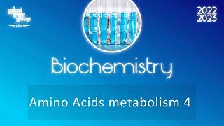 Revision of L4 and CBL1 part 1 Amino acids metabolism 4lnborn errors of amino acids metabolismbio [upl. by Assilev]