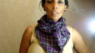 DONABRUXA  Bruxinha Evelyn  Como amarrar seu lenço cachecol scarf Video 2 [upl. by Anirual]