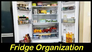 Fridge organizationTips to organize FridgePanasonic French Door FridgeMyWay [upl. by Peltier]