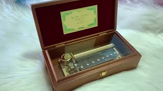 Sankyo Orpheus Music Box  72Notes Castle In The Sky Laputa [upl. by Nawtna]