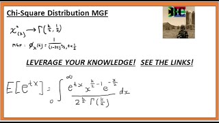 Chi Square Distribution Moment Generating Function Proof [upl. by Langer]