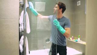 Cleanspiration How to clean your shower screen [upl. by Daggett859]