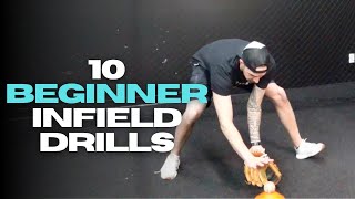 10 Easy Baseball Infield Drills You Can Do At Home [upl. by Dwane353]