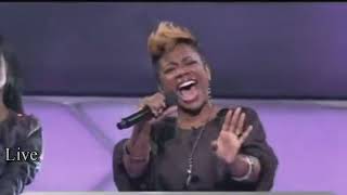 Kandi Burruss Attempts Fly Above High Notes Live [upl. by Lorilyn]