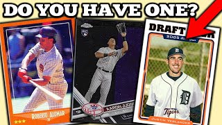 12 Baseball Cards Worth A LOT of Money Sports Card Values [upl. by Ymmik]