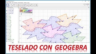 Creación de un teselado con geogebra 5 [upl. by Juxon]