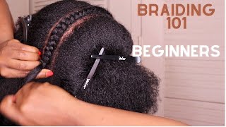 Learn Exactly How to Braid Your 4C Hair Girl  REAL TIME tutorial [upl. by Semadar916]