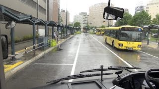 【前面展望】十勝バス空港連絡バス とかち帯広空港〜帯広駅 車窓動画 20160604 [upl. by Merrow]