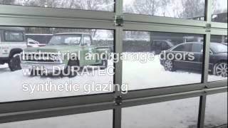 Hörmann industrial and garage doors with DURATEC glazing for maximum scratch resistance [upl. by Loggins429]