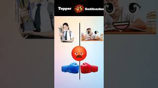 Backbencher VS Topper ❤️ shorts [upl. by Akkinahs]