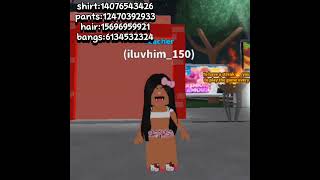 2 fit codes girls roblox highschoollife hsl [upl. by Eipper]