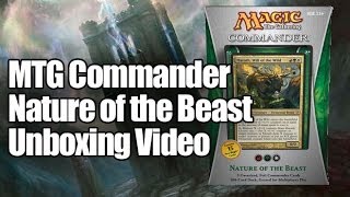 MTG Commander Deck 2013 Nature of the Beast Opening [upl. by Redle412]