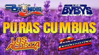 LOS TEMERARIOS ACOSTA BRYNDIS BYBYS BRONCO MIER 💕 GRANDES ÉXITOS CUMBIA 💕 40 RECUERDOS DEL AYER [upl. by Coumas]