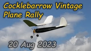 Cocklebarrow Vintage Model Plane Rally England  20 August 2023 [upl. by Vihs619]