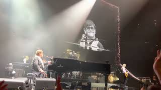 Elton John  Your Song  Goodbye Yellow Brick Road Live Barclays NYC  FYBR Tour  FRONT ROW 4K [upl. by Rehsu]