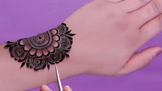 eid stylish back hand mehndi design  Eid mehndi design  mehndi ka design  mehndi design  mehndi [upl. by Ennaillij]