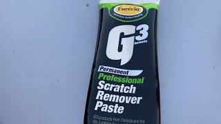 G3 Farecla Professional Scratch Remover On This Seat KS69 DZE [upl. by Eduam]