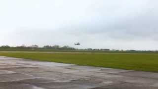 Wattisham Apache AH64D Longbow Very windy day taken on Iphone [upl. by Nnairek]