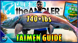 Sakhalin Taimen HOTSPOT GUIDE  How to Catch a Diamond Taimen  Call of the Wild the Angler [upl. by Ayomat]