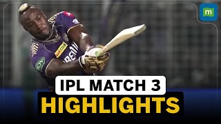 IPL 2024 Match 3 Highlights  KKR Bags Victory By Four Runs Against Sunrisers Hyderabad [upl. by Bracci941]